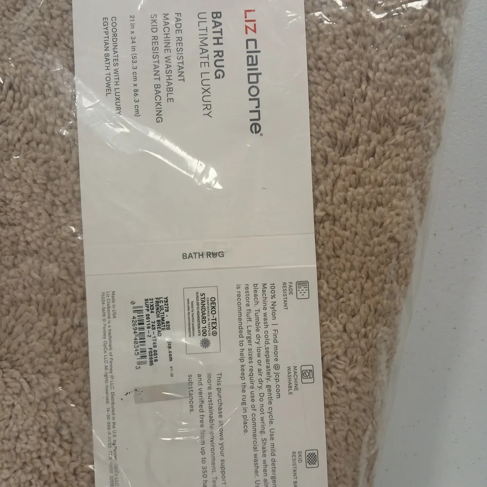 Tan LIZ CLAIBORNE Bath Mat